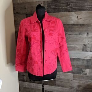 Red cotton jacket M by Lifestyle